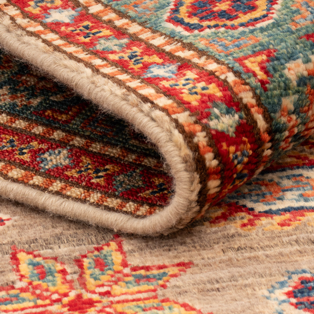 Ziegler Tapijt - Kazak - Koninklijke - 120 x 76 cm - lichtbruin