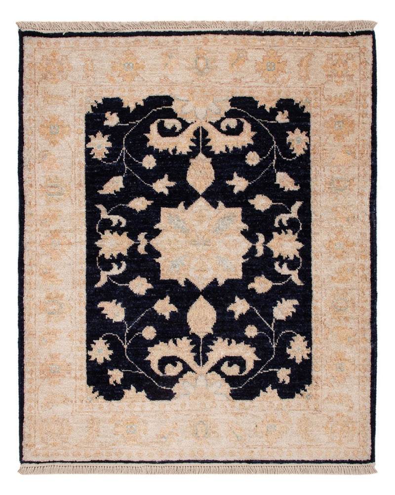 Ziegler tapijt - 98 x 81 cm - zwart