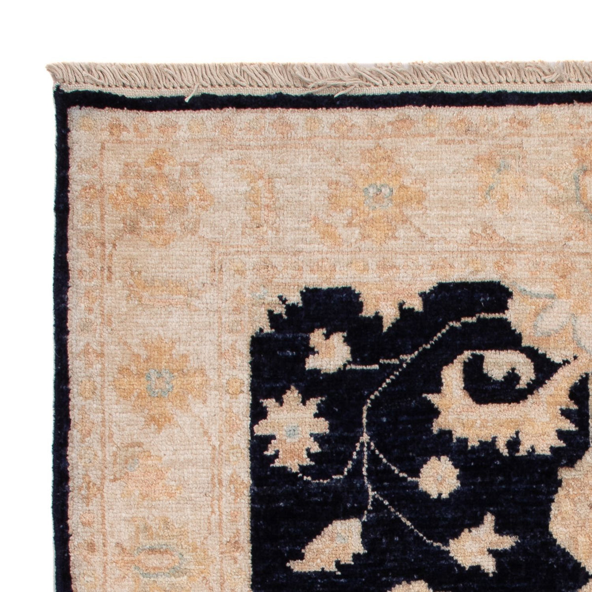 Ziegler tapijt - 98 x 81 cm - zwart