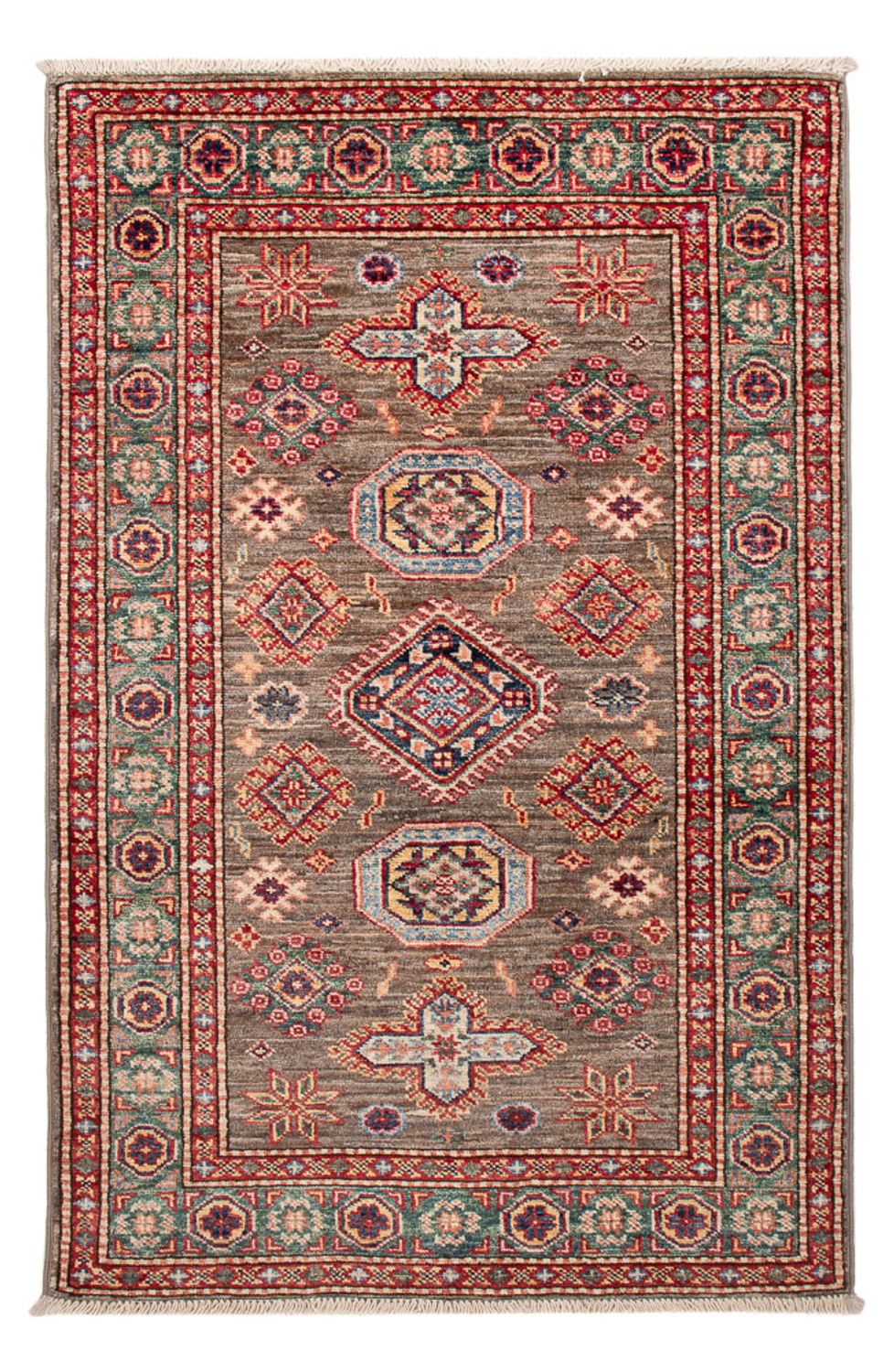 Ziegler Tapijt - Kazak - Koninklijke - 120 x 77 cm - donkerbruin