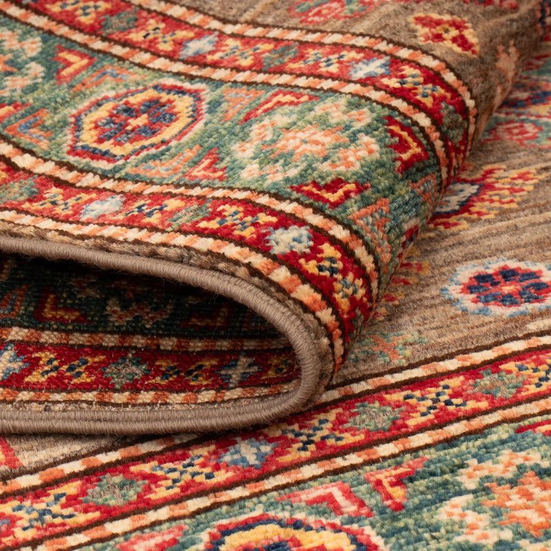 Ziegler Tapijt - Kazak - Koninklijke - 120 x 77 cm - donkerbruin