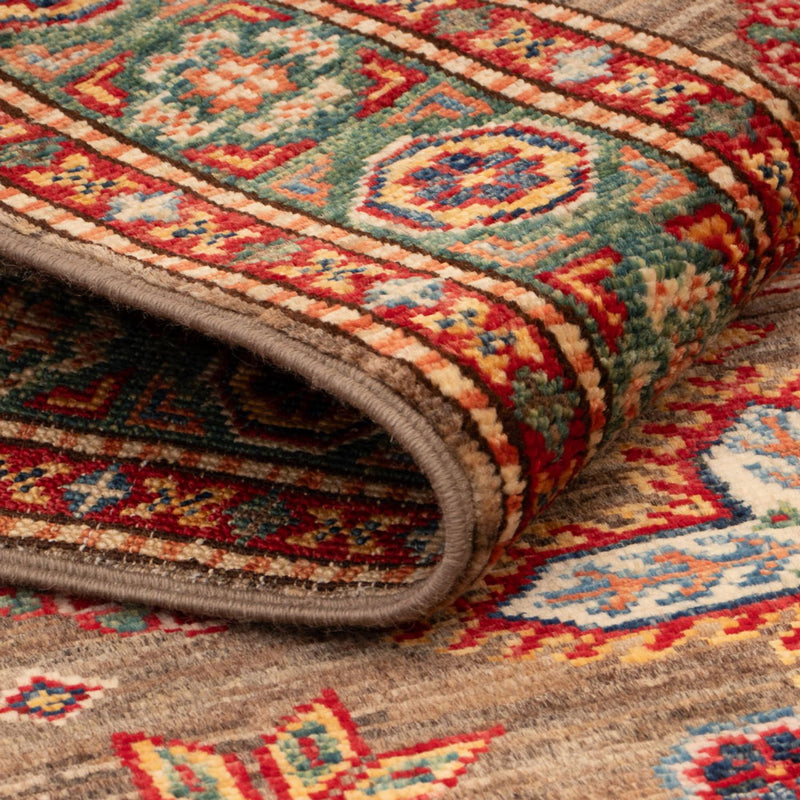 Ziegler Tapijt - Kazak - Koninklijke - 120 x 76 cm - donkerbruin