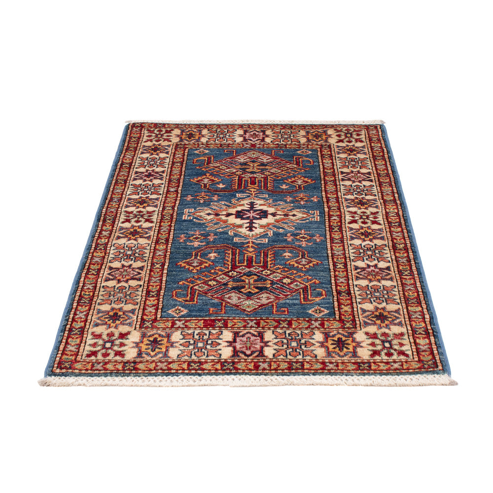Ziegler Tapijt - Kazak - Koninklijke - 127 x 80 cm - blauw