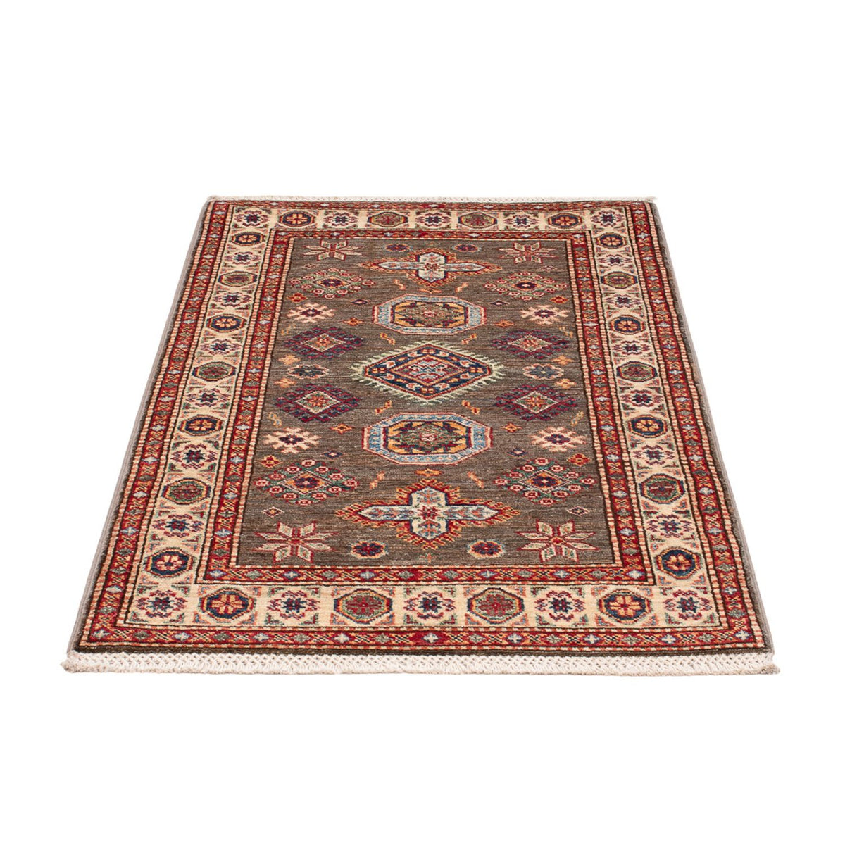 Ziegler Tapijt - Kazak - Koninklijke - 127 x 76 cm - taupe