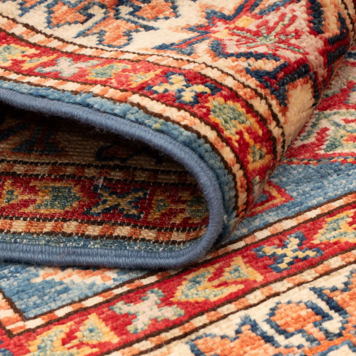 Ziegler Tapijt - Kazak - Koninklijke - 125 x 82 cm - blauw