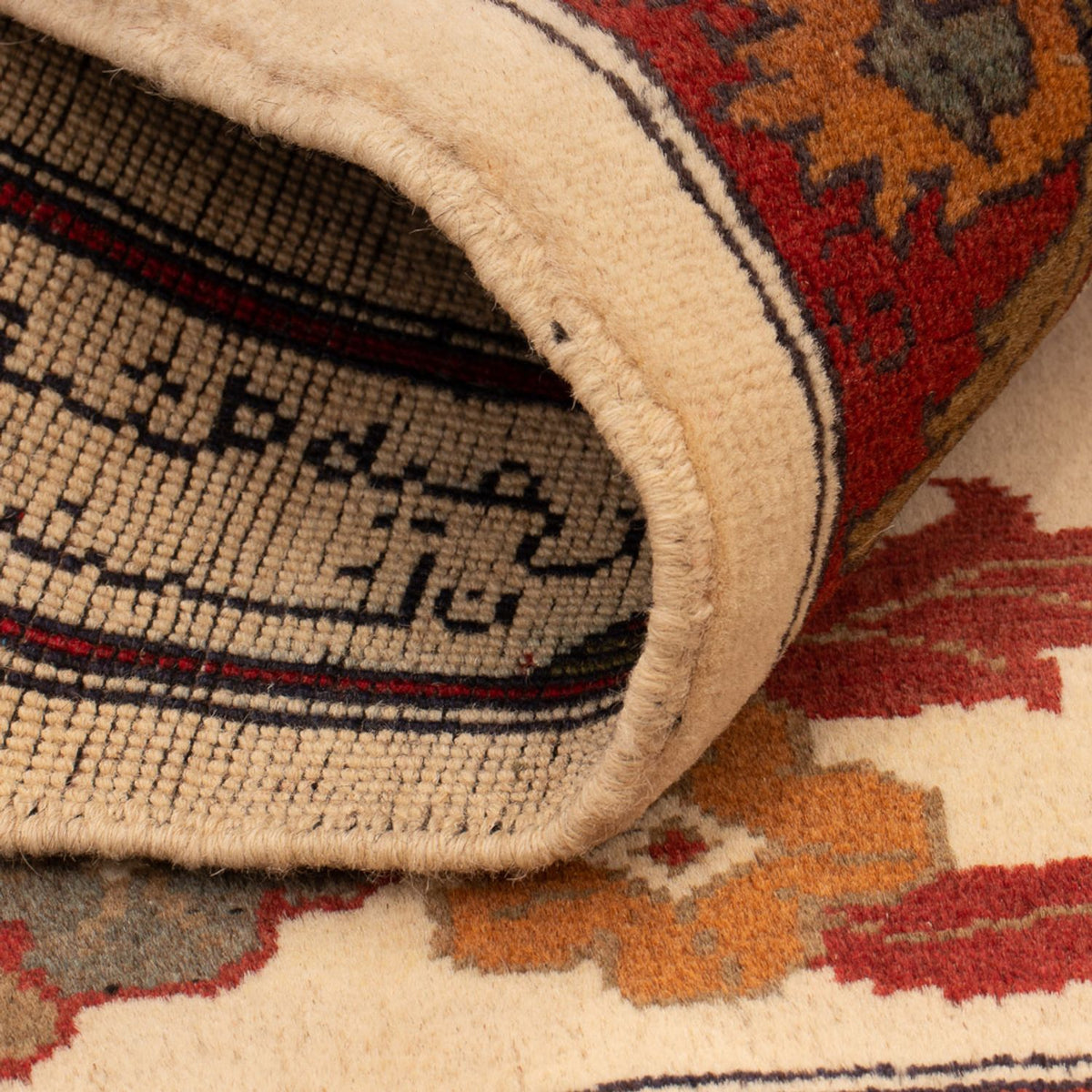 Afghaans tapijt - Koninklijke - 108 x 80 cm - veelkleurig