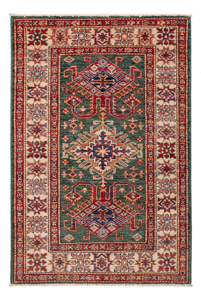 Ziegler Tapijt - Kazak - Koninklijke - 119 x 78 cm - groen