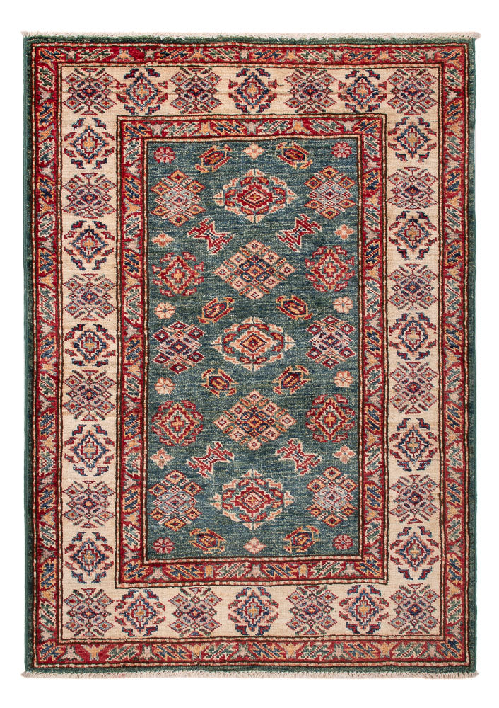 Ziegler Tapijt - Kazak - Koninklijke - 114 x 81 cm - groen