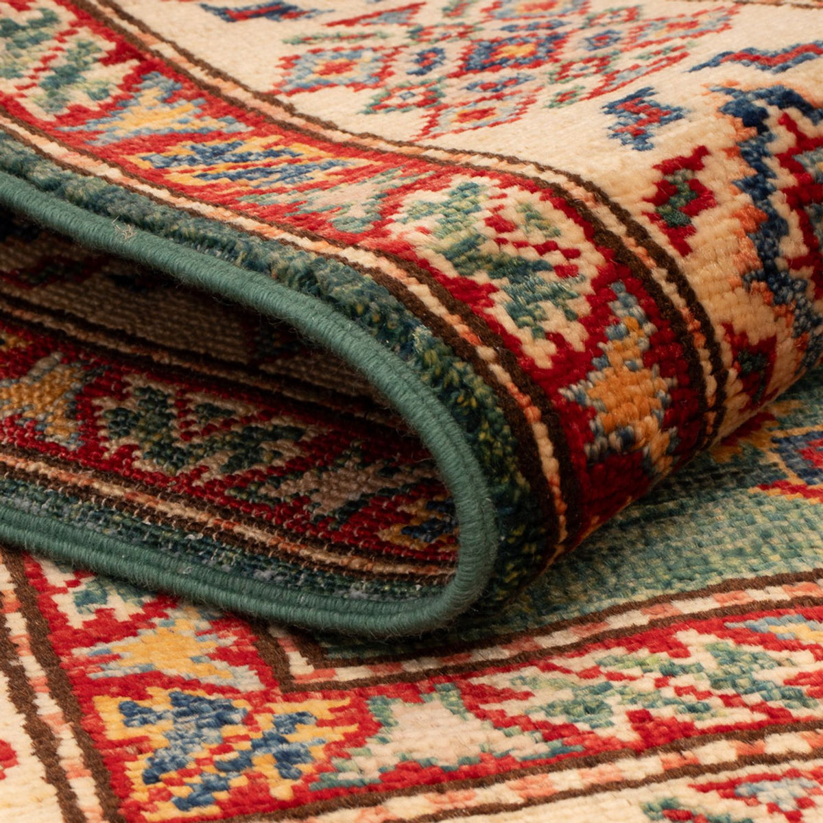 Ziegler Tapijt - Kazak - Koninklijke - 118 x 80 cm - groen