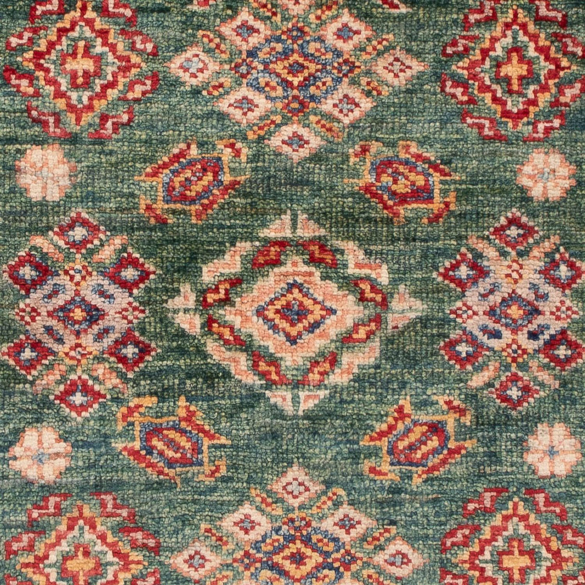 Ziegler Tapijt - Kazak - Koninklijke - 118 x 78 cm - groen