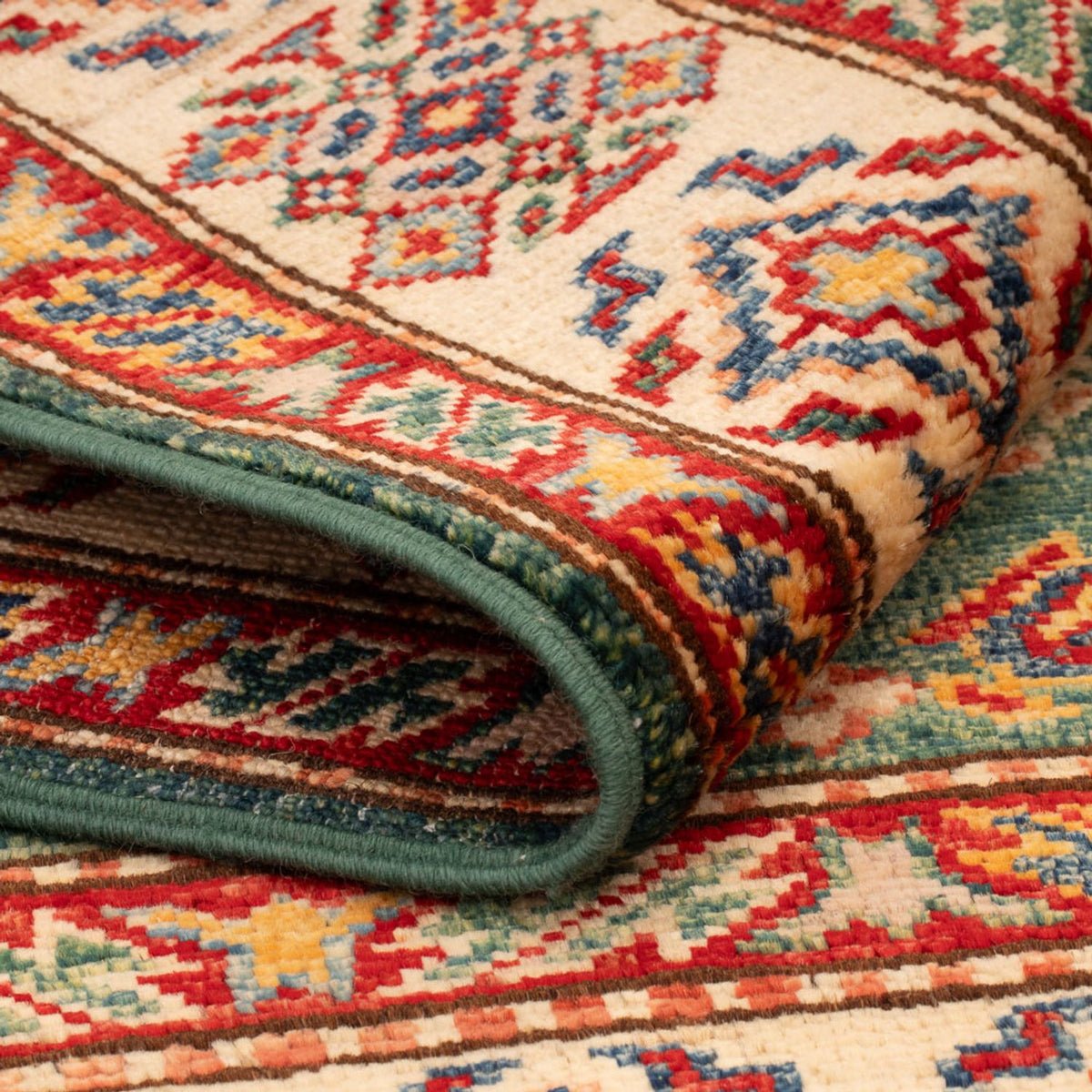 Ziegler Tapijt - Kazak - Koninklijke - 118 x 78 cm - groen