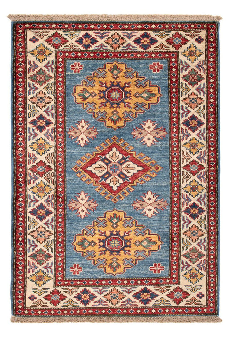 Ziegler Tapijt - Kazak - Koninklijke - 121 x 82 cm - blauw