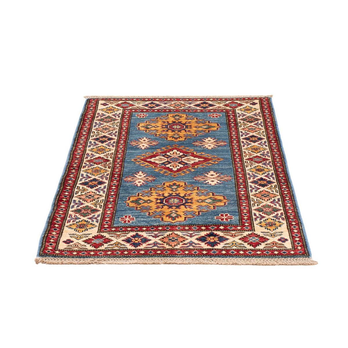 Ziegler Tapijt - Kazak - Koninklijke - 121 x 82 cm - blauw