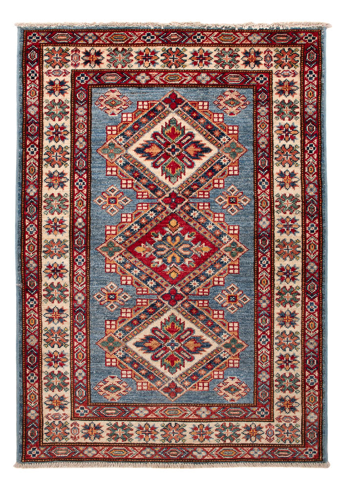 Ziegler Tapijt - Kazak - Koninklijke - 114 x 81 cm - blauw