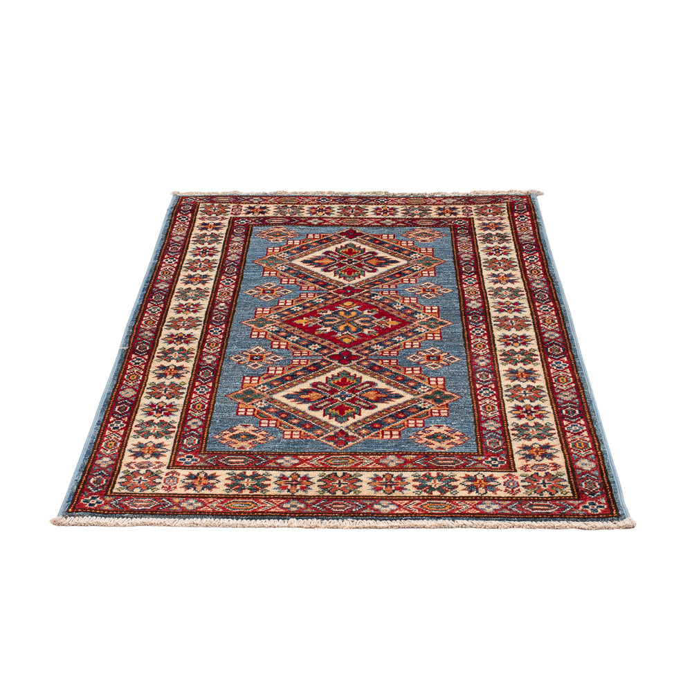 Ziegler Tapijt - Kazak - Koninklijke - 114 x 81 cm - blauw