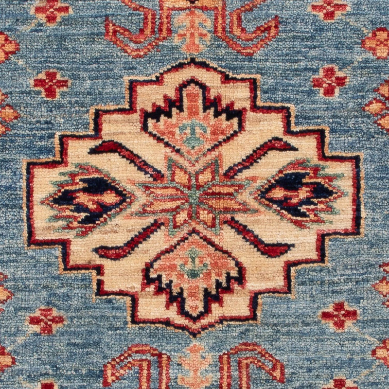 Ziegler Tapijt - Kazak - Koninklijke - 101 x 77 cm - blauw