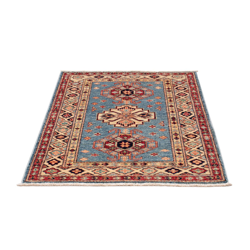 Ziegler Tapijt - Kazak - Koninklijke - 101 x 77 cm - blauw