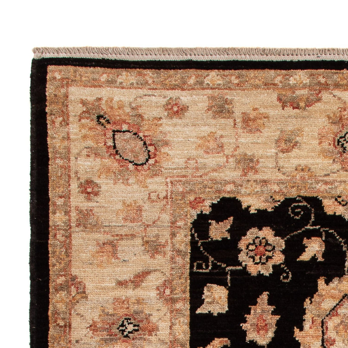 Ziegler tapijt - 121 x 80 cm - zwart