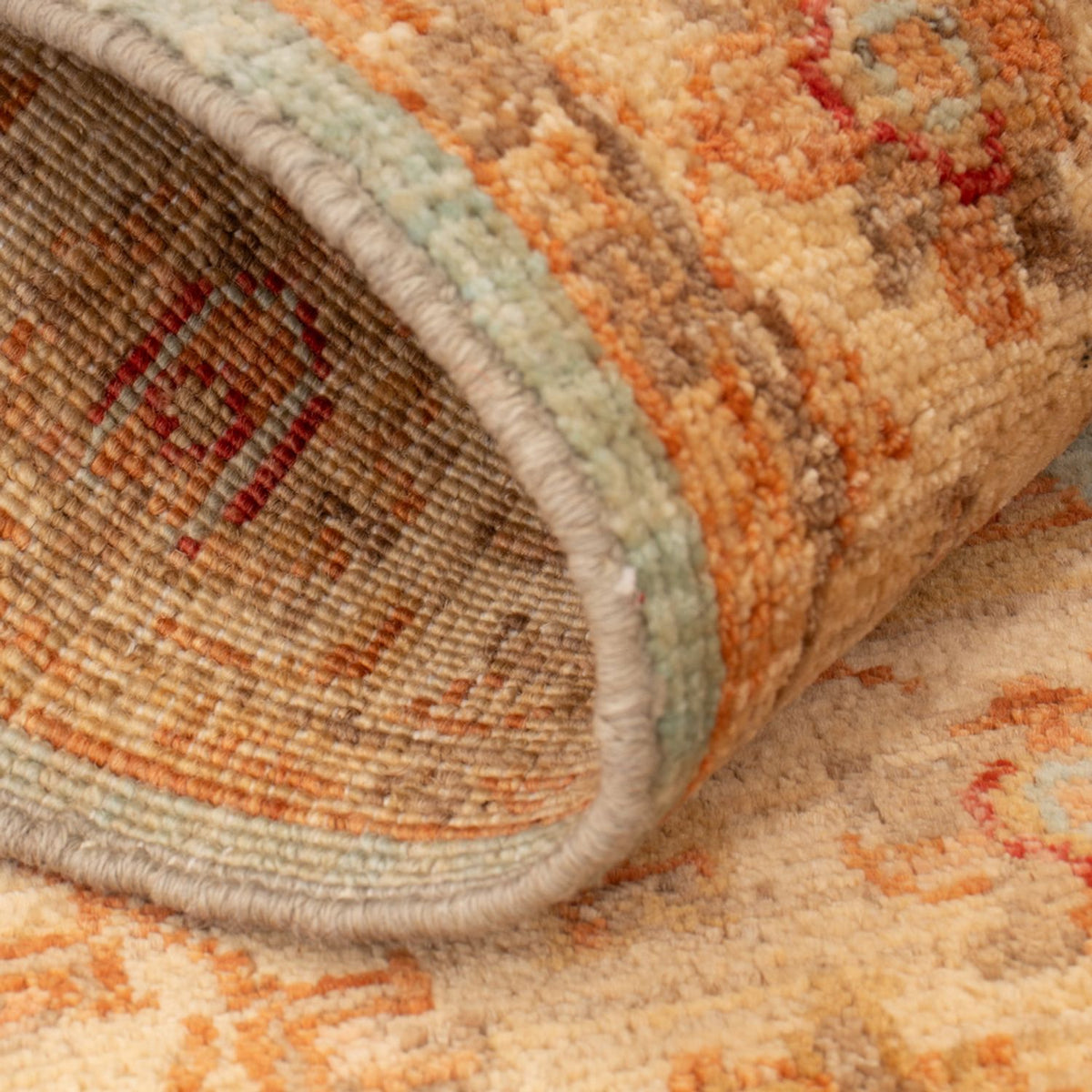 Ziegler tapijt - 91 x 63 cm - lichtblauw