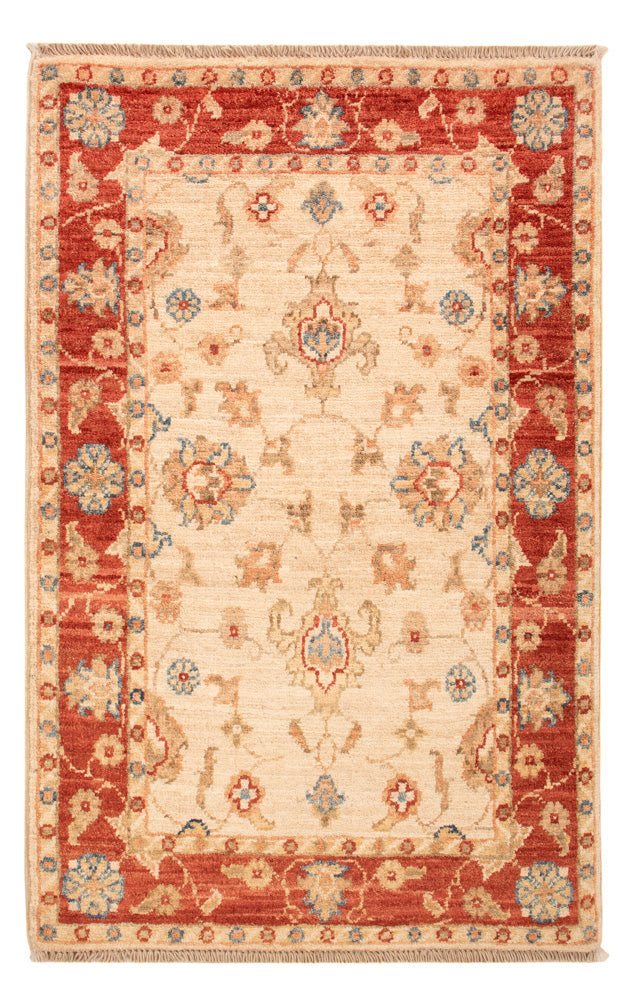 Ziegler tapijt - 95 x 60 cm - beige