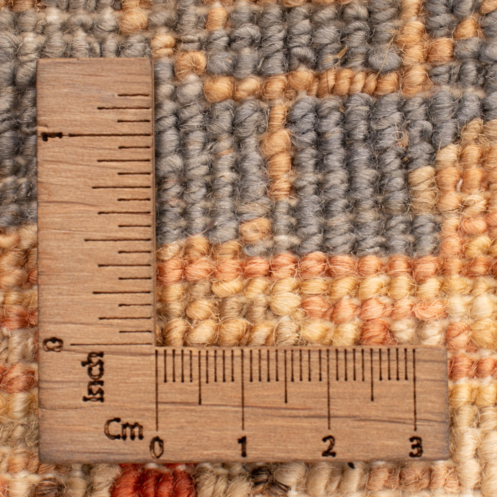 Ziegler tapijt - 91 x 64 cm - benzine blauw