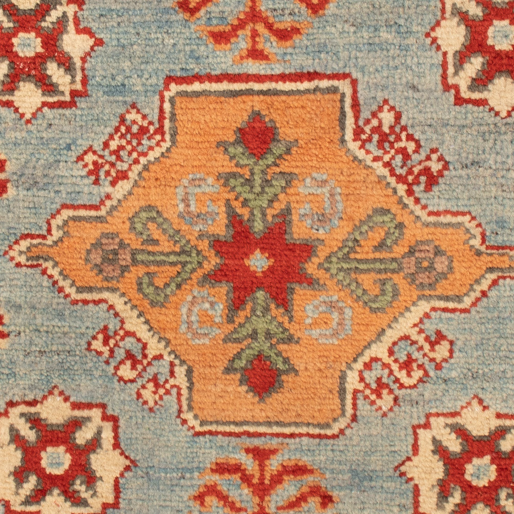 Ziegler Tapijt - Kazak - 86 x 62 cm - lichtblauw