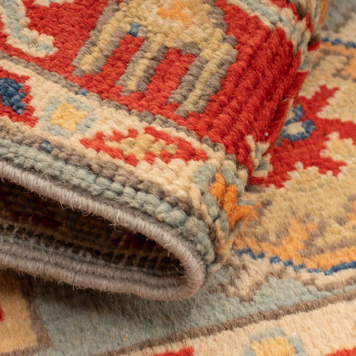 Ziegler Tapijt - Kazak - 87 x 58 cm - lichtblauw