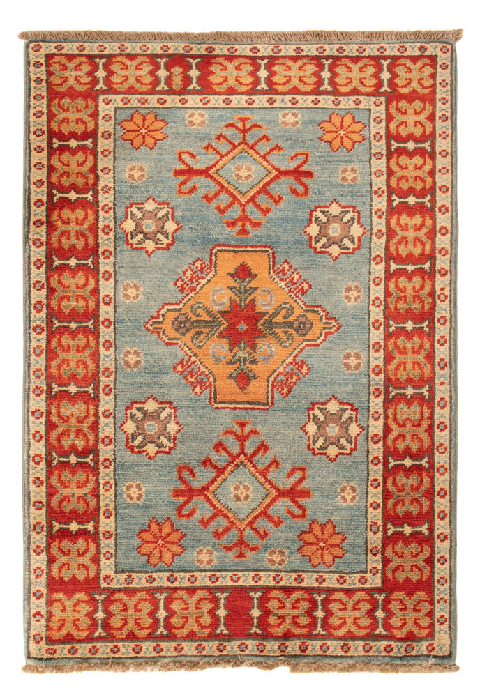 Ziegler Tapijt - Kazak - 88 x 59 cm - lichtblauw