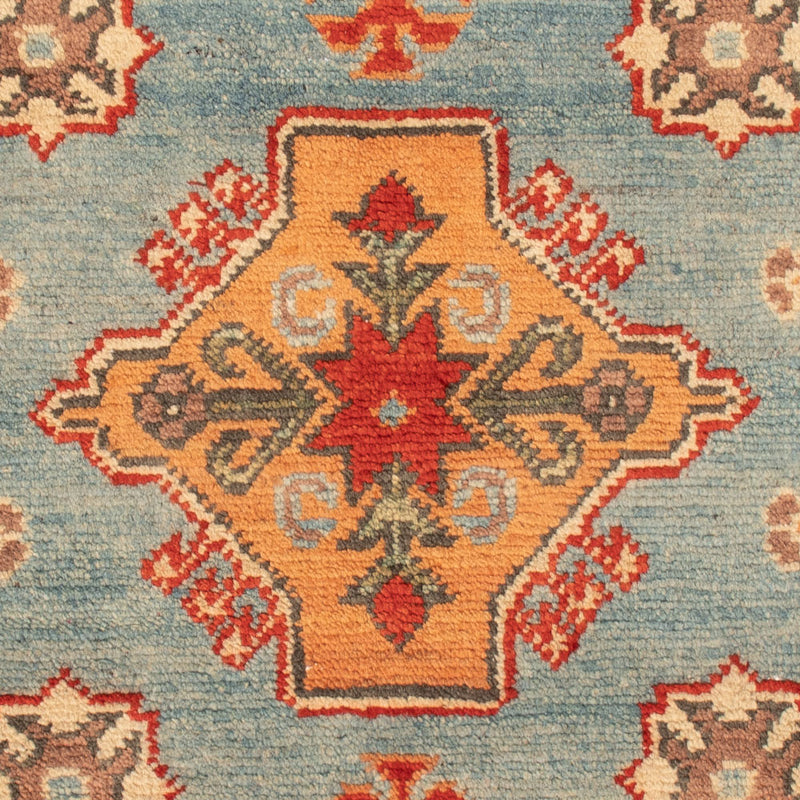 Ziegler Tapijt - Kazak - 88 x 59 cm - lichtblauw