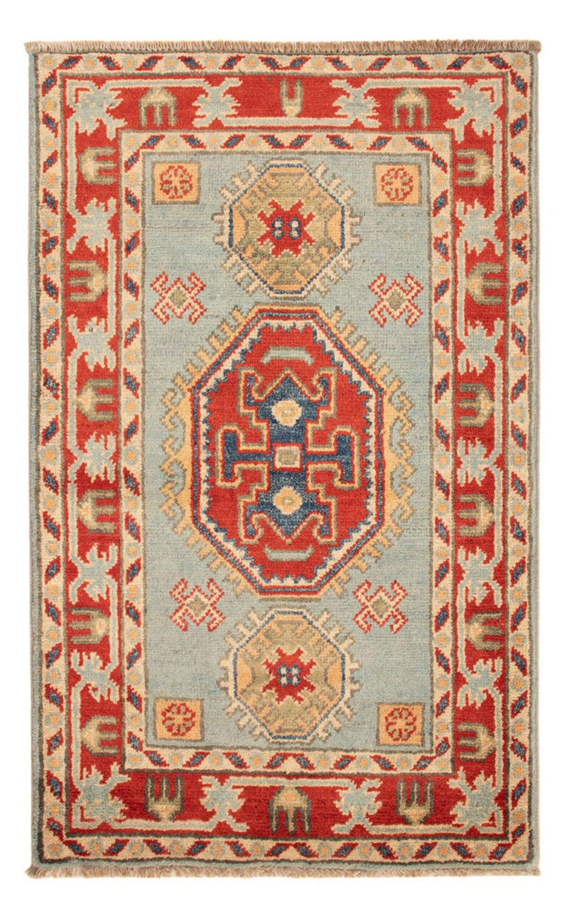 Ziegler Tapijt - Kazak - 96 x 60 cm - lichtblauw