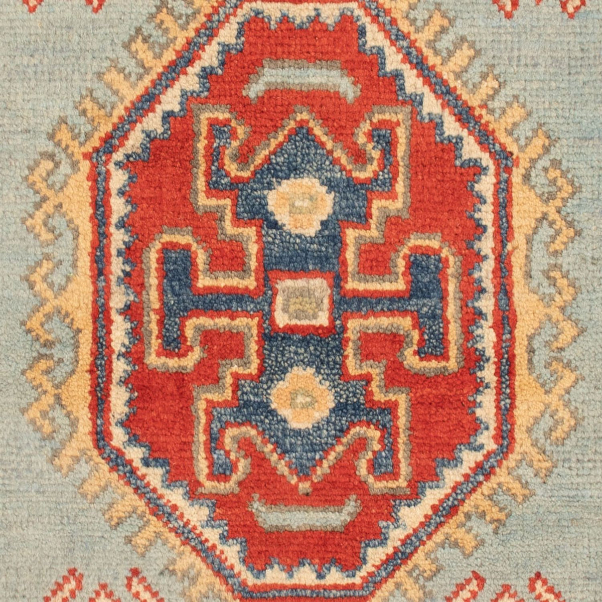 Ziegler Tapijt - Kazak - 96 x 60 cm - lichtblauw