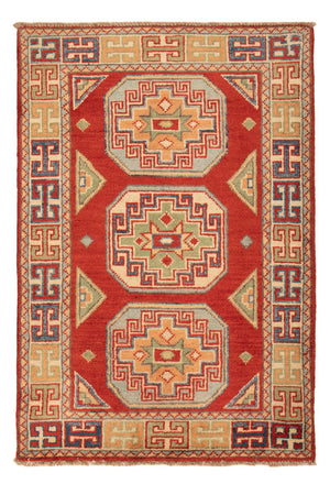 Ziegler Tapijt - Kazak - 92 x 62 cm - rood