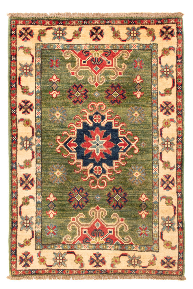 Ziegler Tapijt - Kazak - 94 x 60 cm - groen