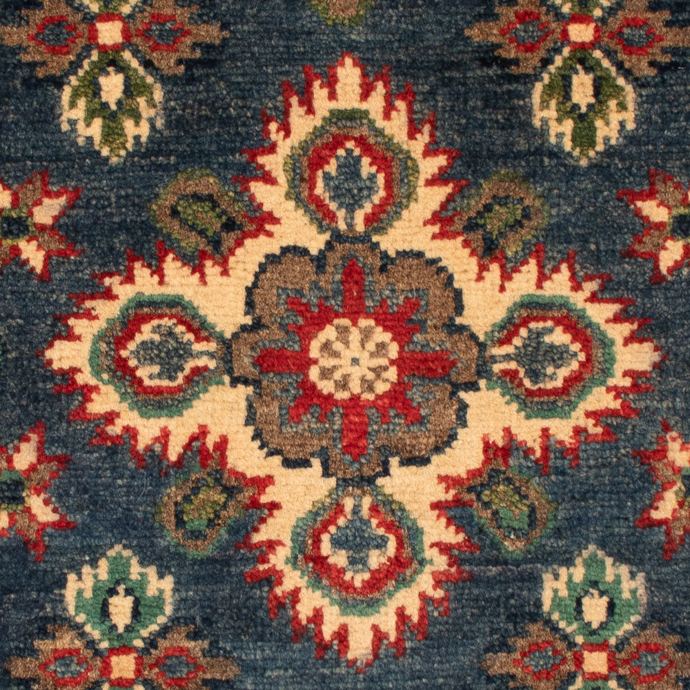 Ziegler Tapijt - Kazak - 94 x 62 cm - blauw