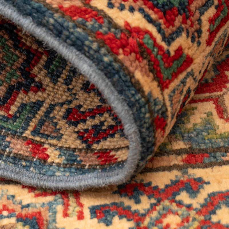 Ziegler Tapijt - Kazak - 94 x 62 cm - blauw