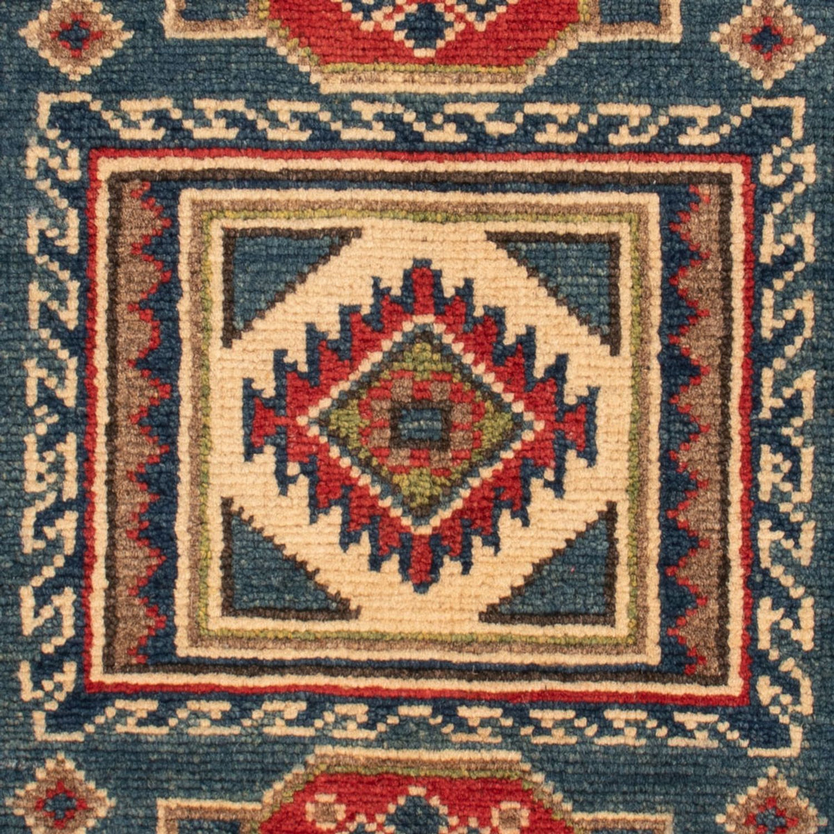Ziegler Tapijt - Kazak - 90 x 64 cm - blauw