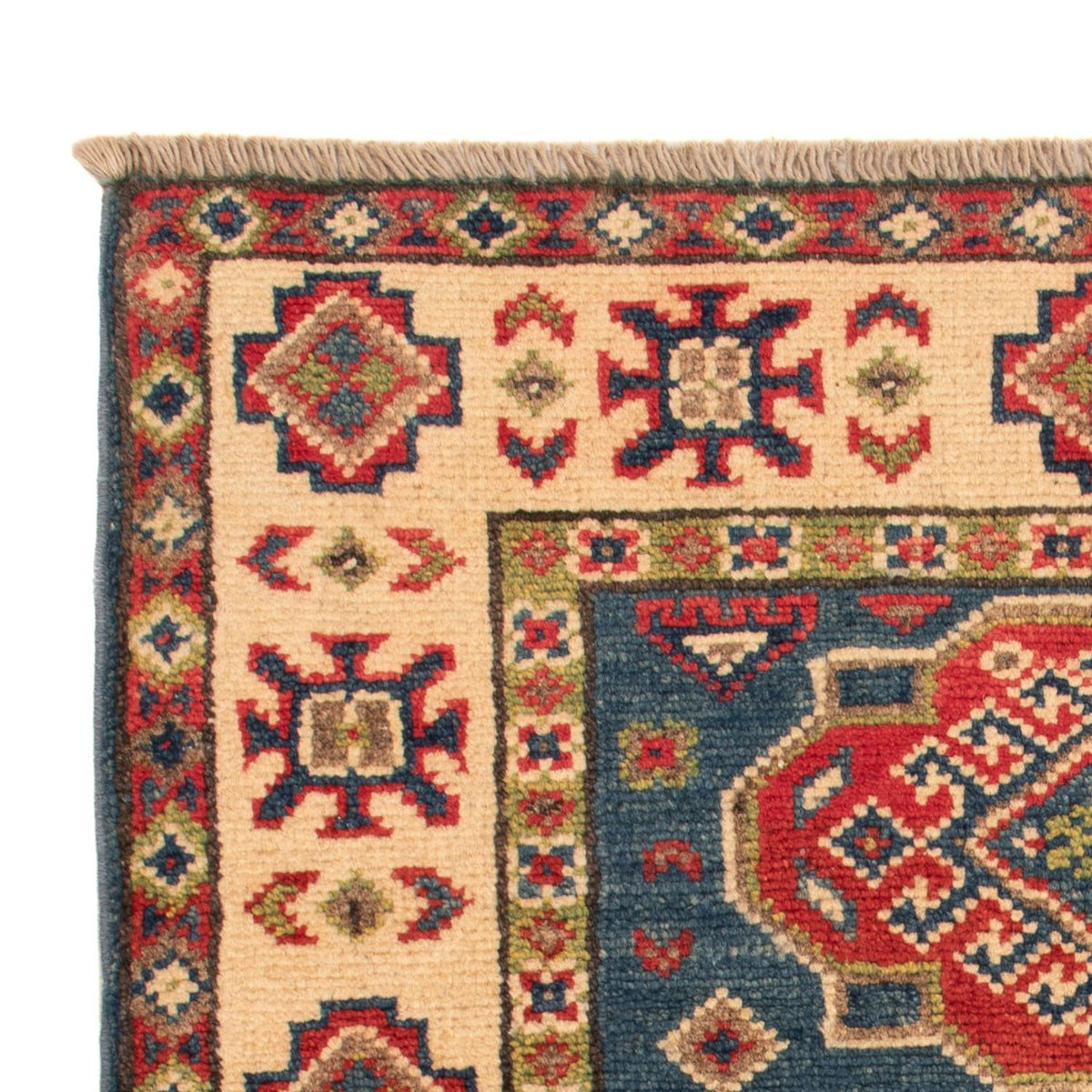 Ziegler Tapijt - Kazak - 90 x 64 cm - blauw