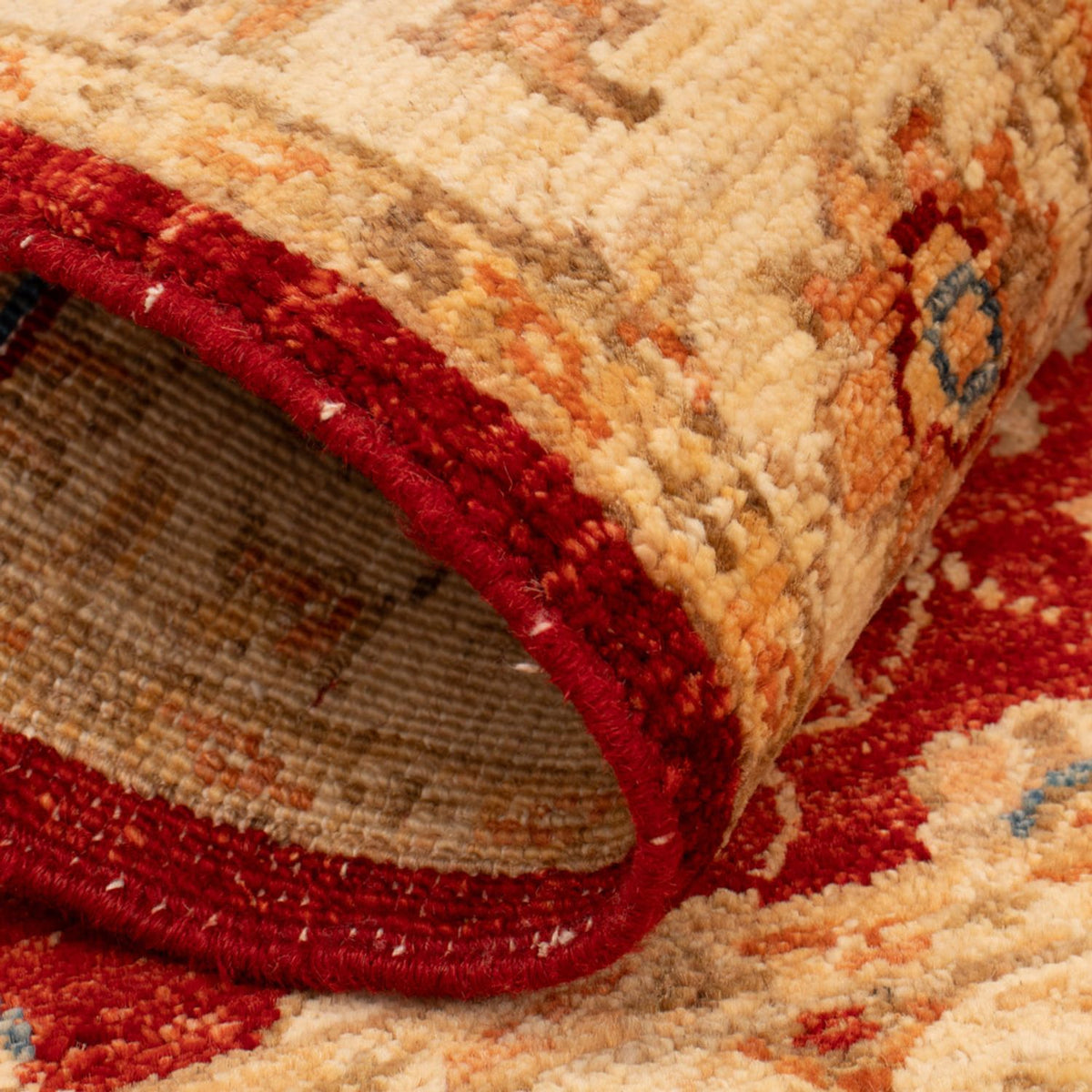 Ziegler tapijt - 90 x 60 cm - bordeauxrood