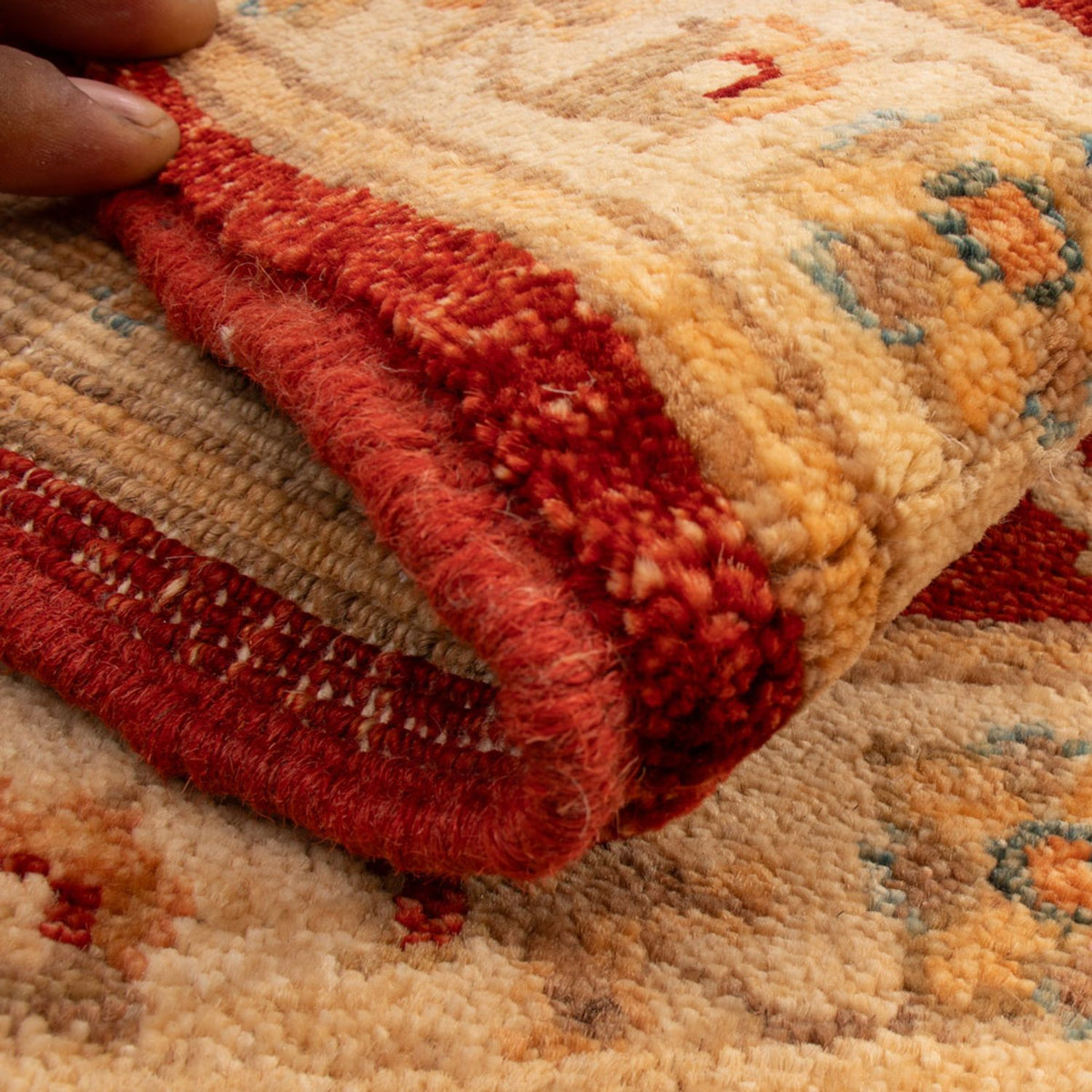 Ziegler tapijt - 67 x 53 cm - bordeauxrood