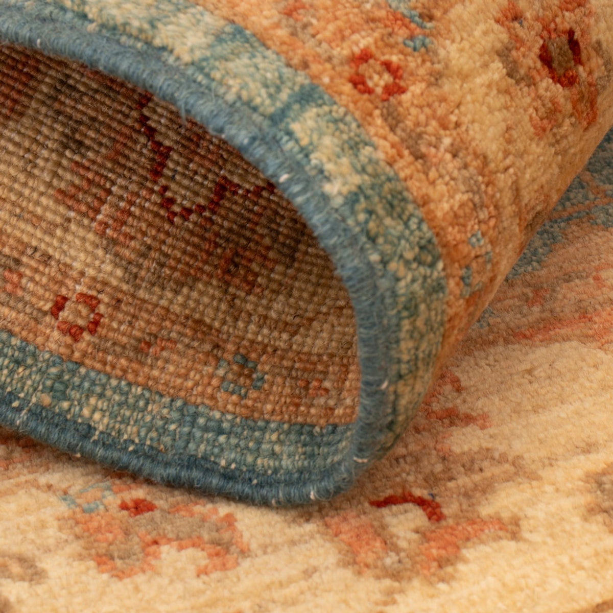 Ziegler tapijt - 90 x 67 cm - lichtblauw