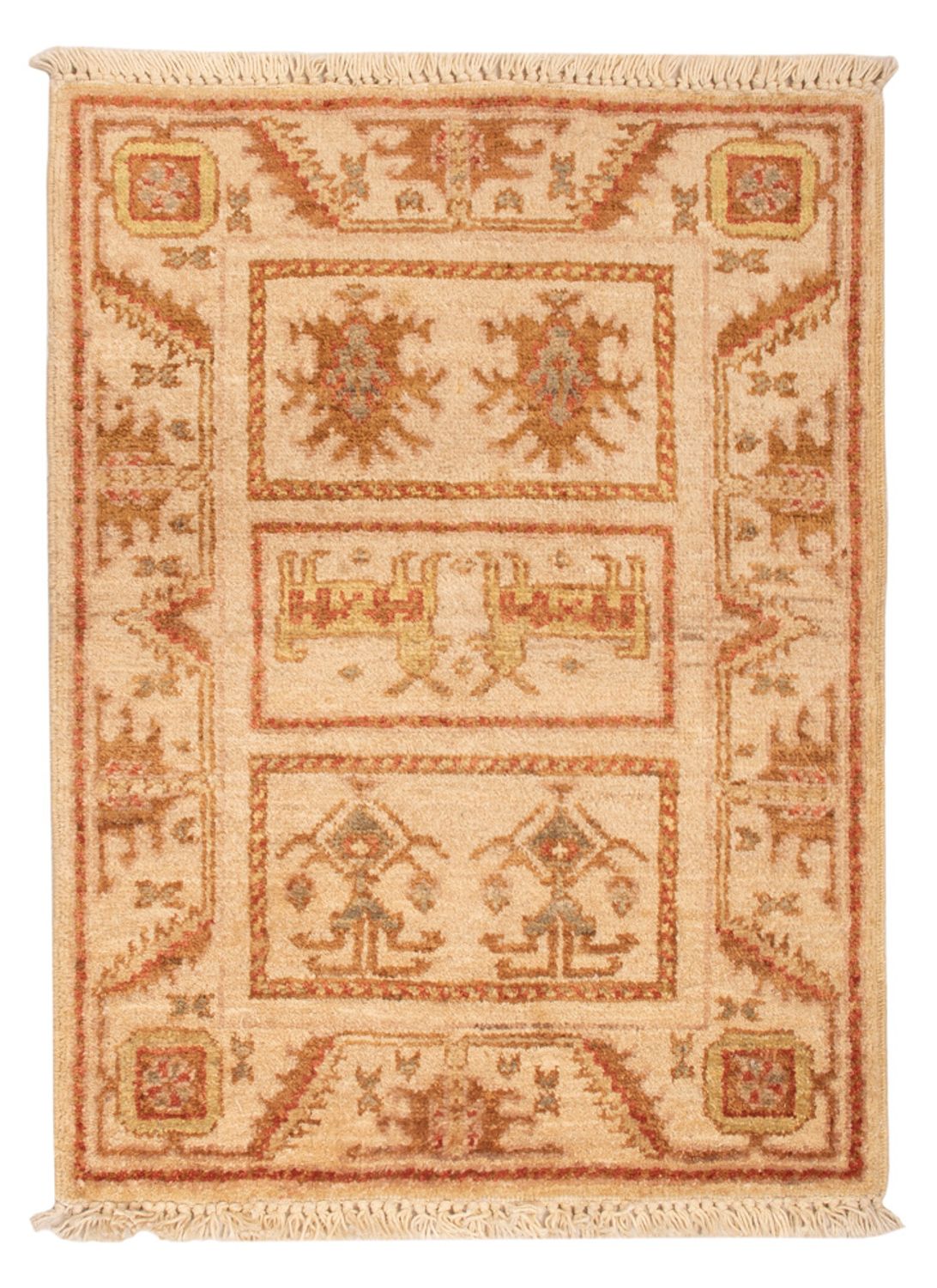 Ziegler Teppich - 70 x 50 cm - beige