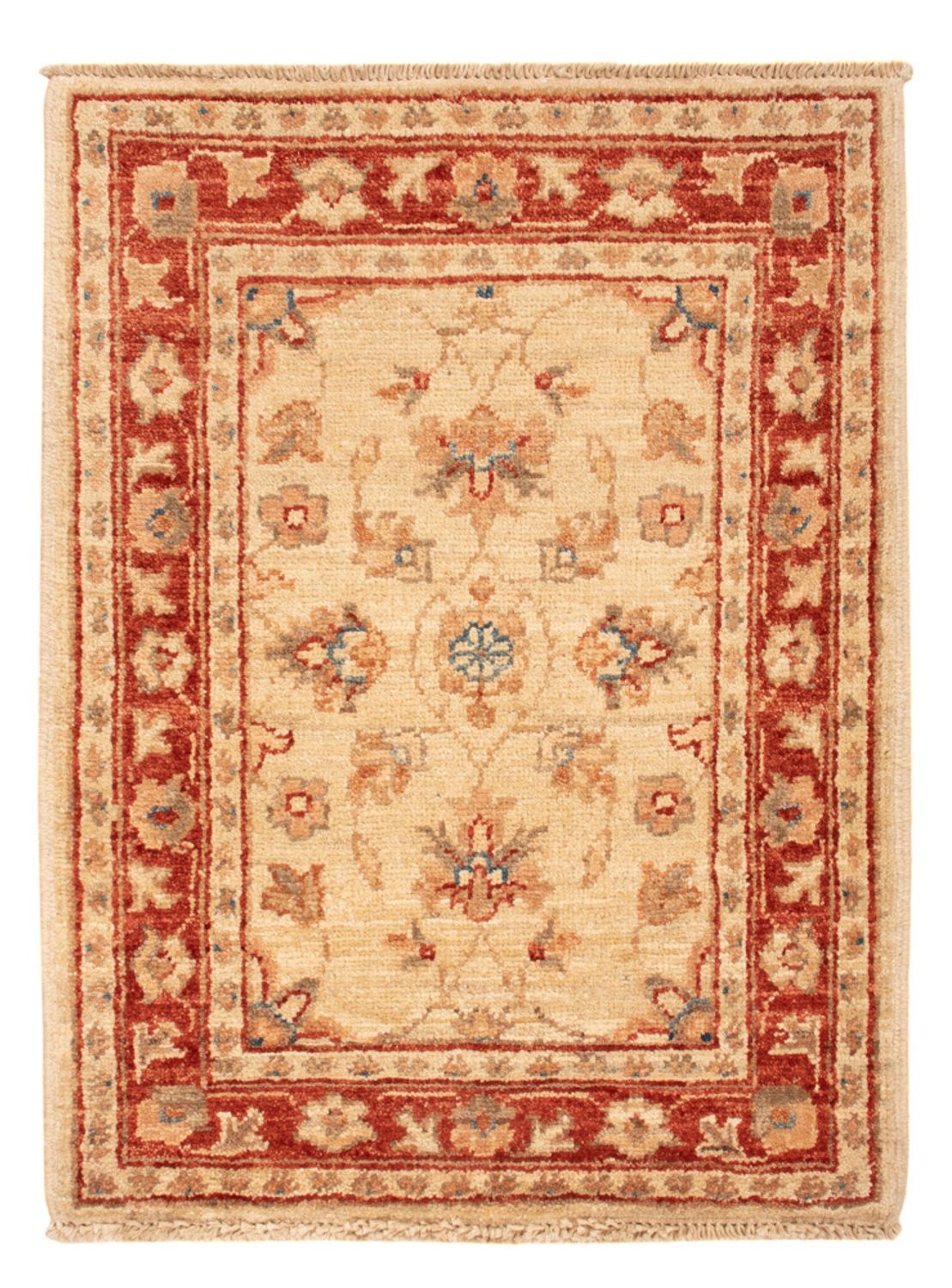 Ziegler Teppich - 70 x 52 cm - beige