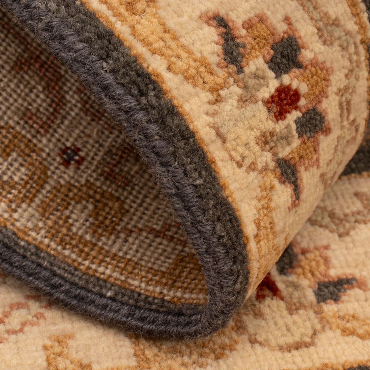 Ziegler tapijt - 90 x 60 cm - zwart