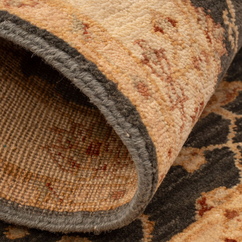 Ziegler tapijt - 90 x 60 cm - zwart