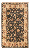 Ziegler tapijt 60x90cm - Oosters Tapijt - Rechthoekig / Zwart en wit / 60 x 90 cm Rechthoekig