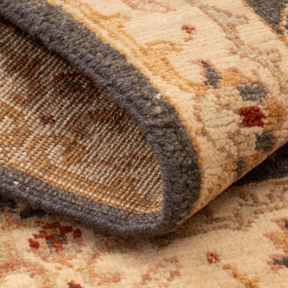 Ziegler tapijt - 90 x 60 cm - zwart