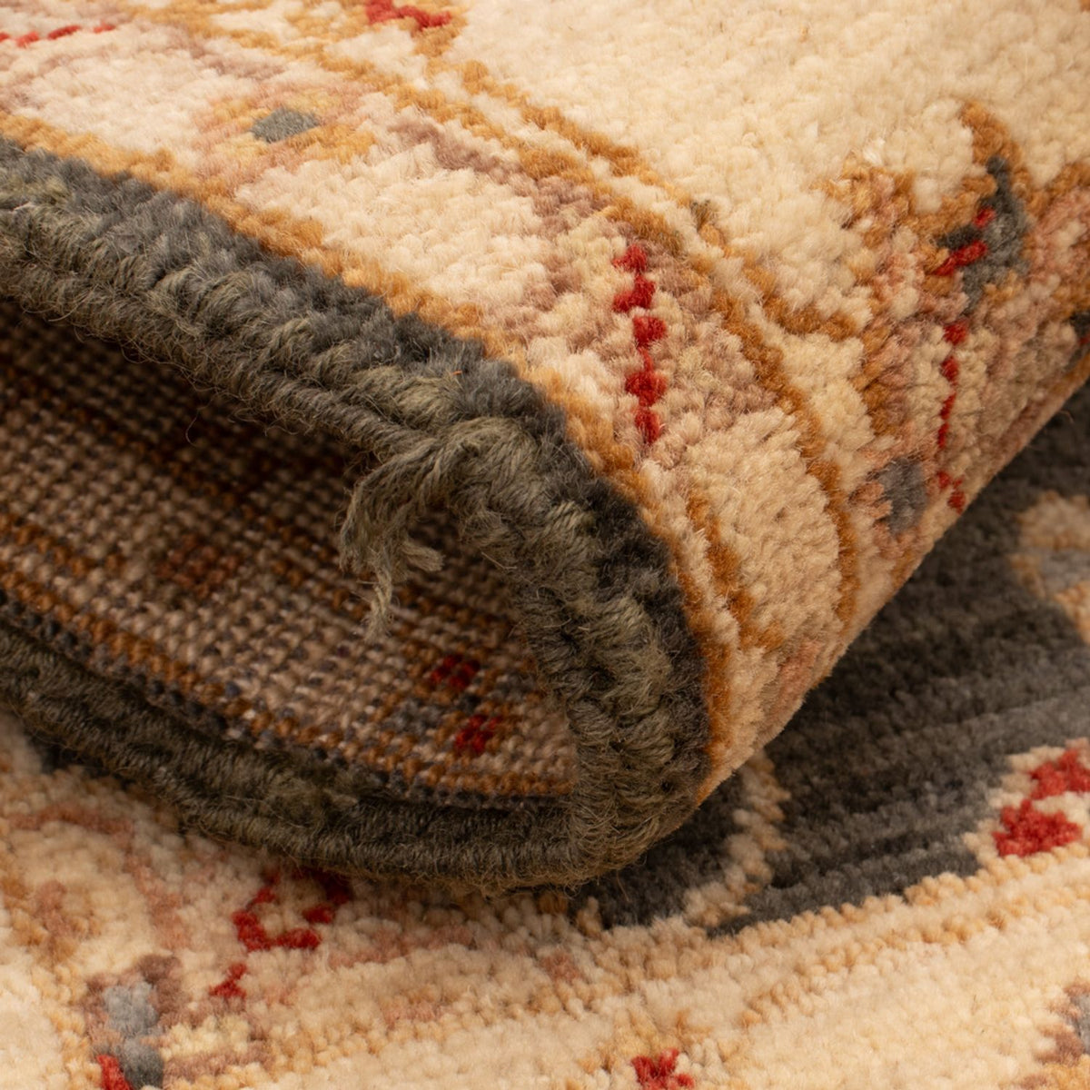 Ziegler tapijt - 90 x 60 cm - zwart