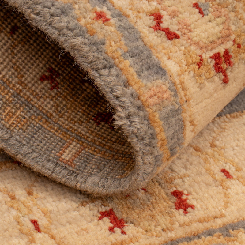 Ziegler tapijt - 90 x 60 cm - lichtgrijs