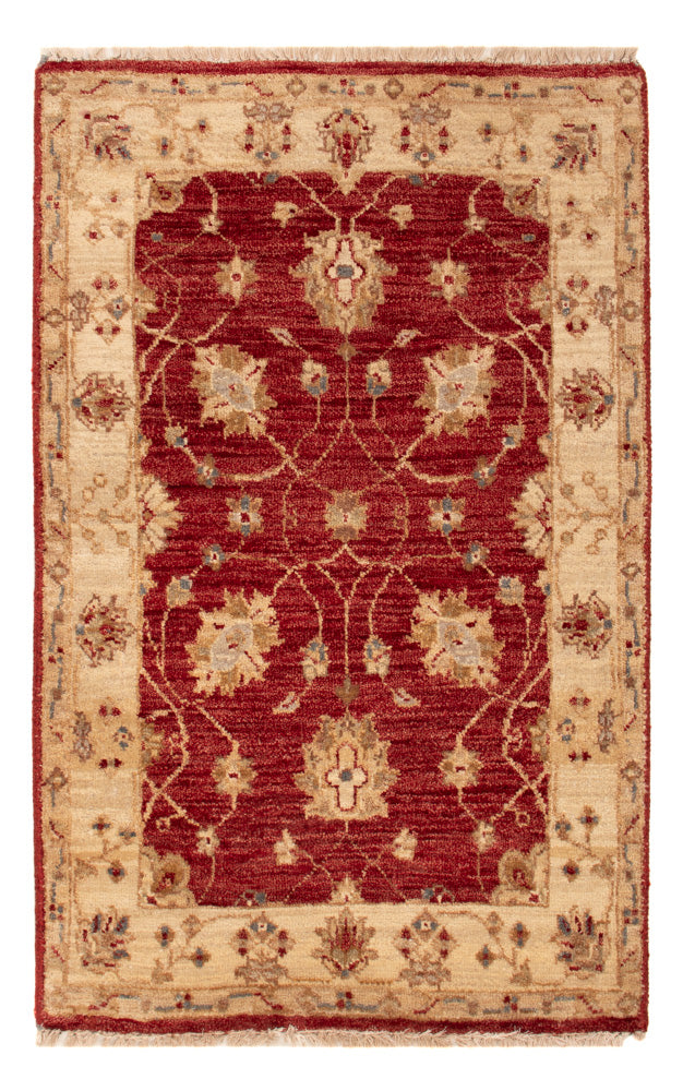 Ziegler tapijt - 90 x 60 cm - bordeauxrood