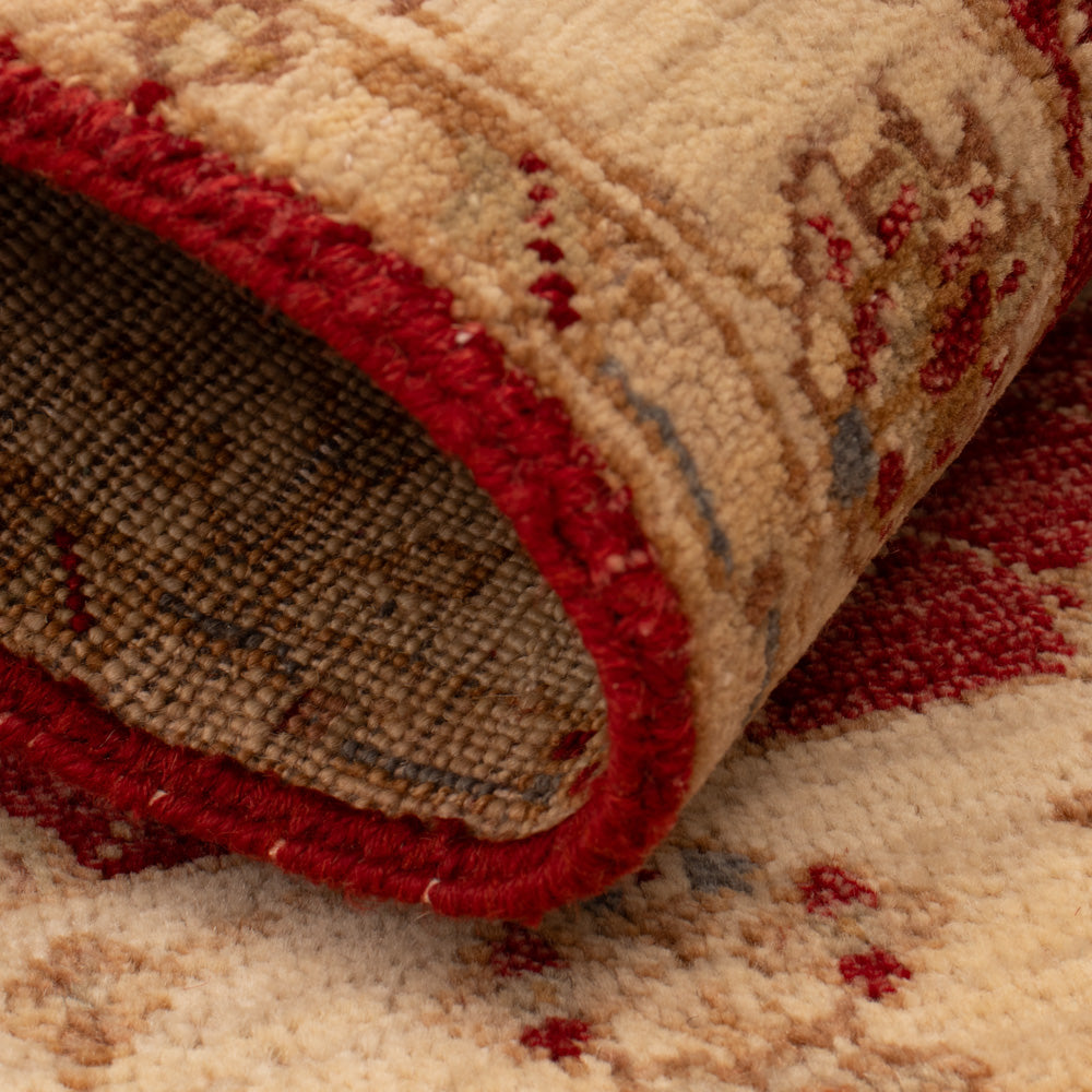 Ziegler tapijt - 90 x 60 cm - bordeauxrood